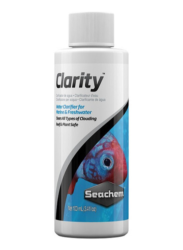 Clarity 100ml (trata Até 1.600l) Clarificante De Água