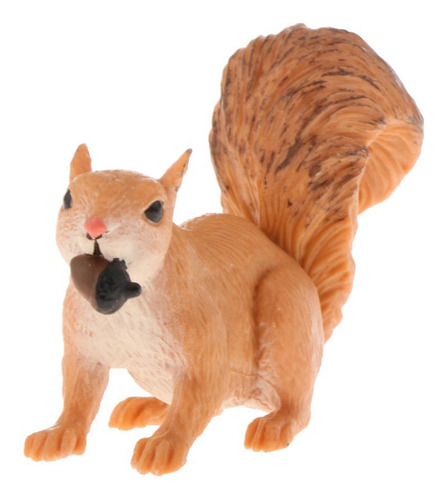 2 Figuras De Animales Modelo Escritorio Decorativo Ardilla