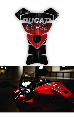 Protetor Tanque Tankpad Compatível Ducati Corse Resin. Tpa03 Cor TANKPAD DUCATI CORSE