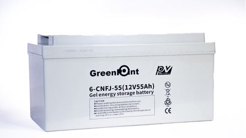 Batería 12v 55ah Gel Cicloprofundo Para Energía Solar