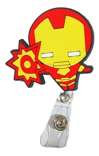 Yoyo Retráctil Portacredencial Modelo Iron Man Super