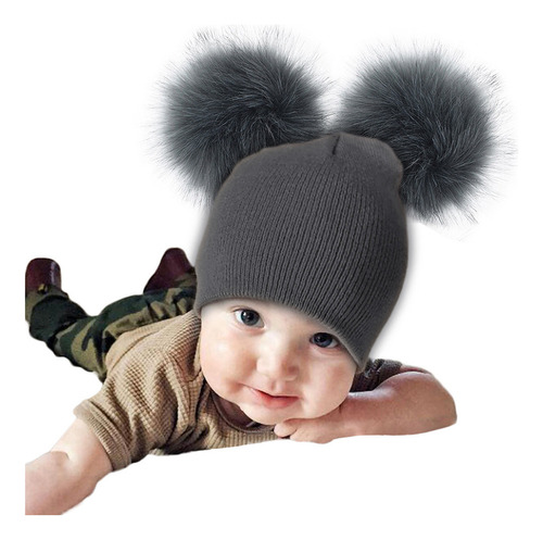 Gorro De Lana Sintética Cálido Para Invierno, Para Niñas [u]