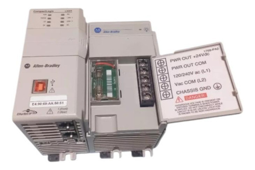 Allen Bradley Plc Compactlogix 1769-l30er + Fuente 1769-pa