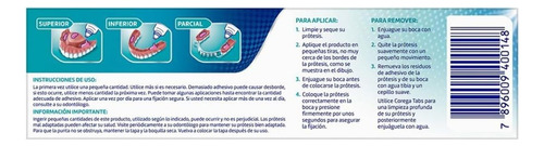 Crema Adhesiva Ultra Corega Para Prótesis Dentales 40 G.