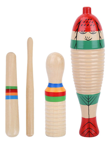 Instrumentos De Percussão Montessori Madeira Para Bebês