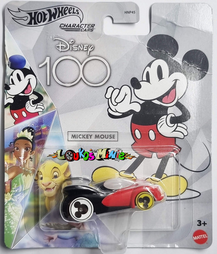 Hot Wheels Mickey Mouse Disney 100 Character Cars Lacrado