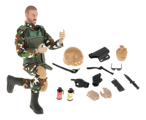 Conjunto De Modelo De Policial Realista, Conjunto De Verde B