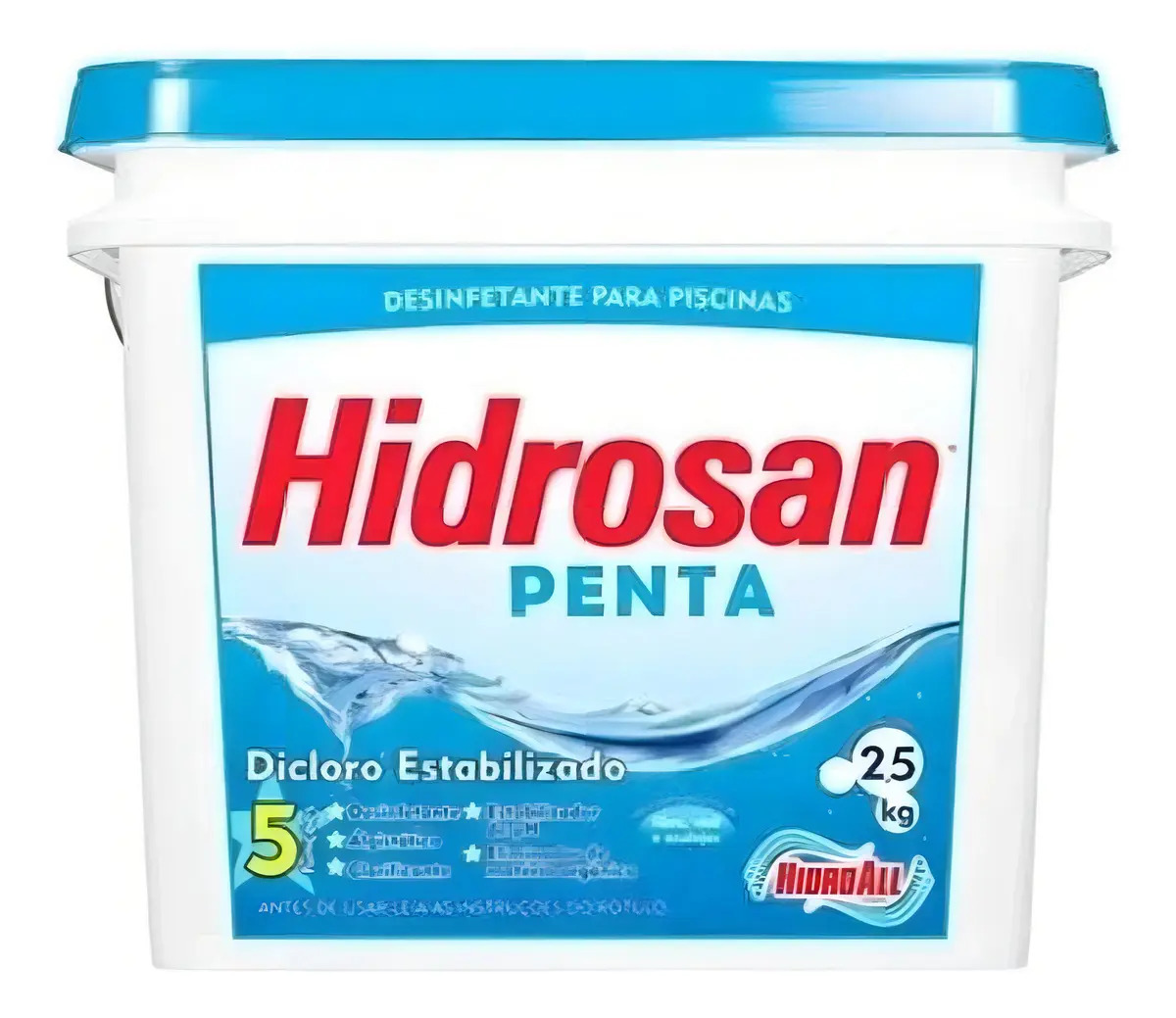 Cloro Granulado Hidroall Hidrosan Penta 2,5kg Piscina 42%