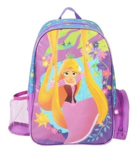 Imagen 1 de 1 de Mochila Disney Enredados Rapunzel Infantil Escolar Italtoys