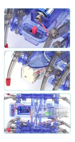 Imagen 5 de 9 de Kit Juguete Araña Robot Educativo Robotica Ensamble Tomassto