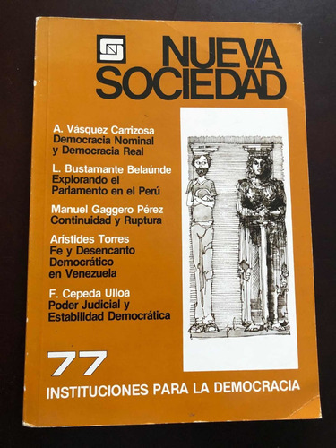 Libro Nueva Sociedad - Instituciones Para La Democracia