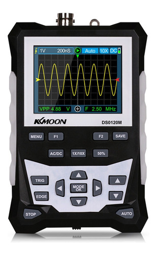 Osciloscopio Digital Kkmoon 120 Mhz Ancho De Banda 500msa/s