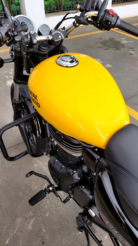 Royal Enfield Meteor 350 Banco Pedrinho, Pneu Novo.