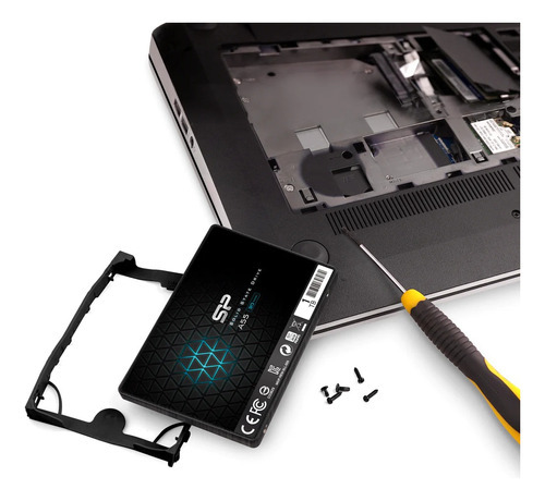 Disco Solido Ssd Silicon Power 1tb Sata A55 560/530mbps Color Negro