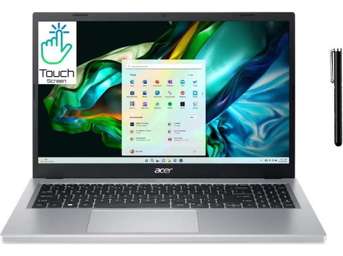 Portátil Delgado Acer Aspire 3 Touch En Plateado Ryzen 5 De 