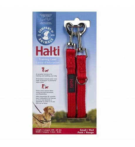 Imagen 2 de 5 de Correa Halti Small Doble Mosqueton Multifuncion Perro