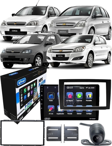 Central Kit Multimidia Android Auto Carplay Meriva 2011 2012