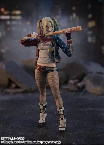 Action Figure Boneca Harley Quinn Arlequina Esquadrão Suicida Dc
