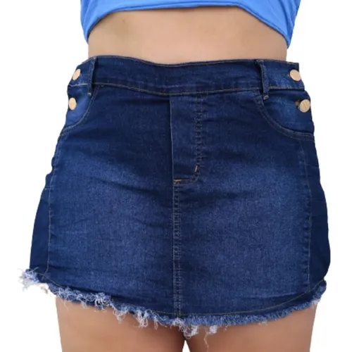 Saia jeans plus size mercado livre 2025