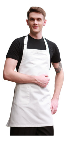 Pechera Chef/garzon Unisex Blanco
