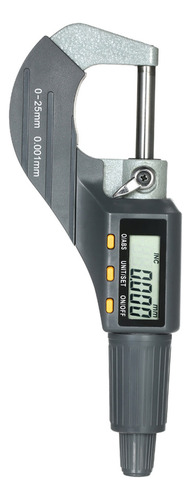 Micrómetro Digital De 0-25 Mm, Digital Electrónico, Exterior