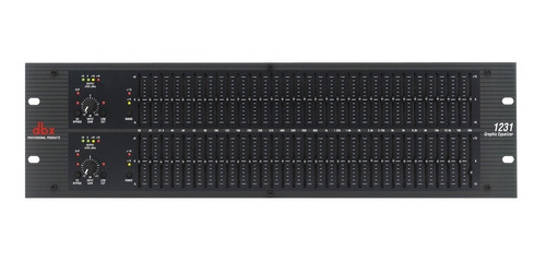 Imagen 2 de 4 de Ecualizador 31 Bandas Dual Dbx Dos Bandas Ecualizer