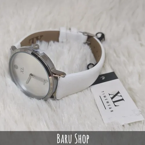 Reloj Mujer Xl Malla Pu Color Blanco Modelo R1614