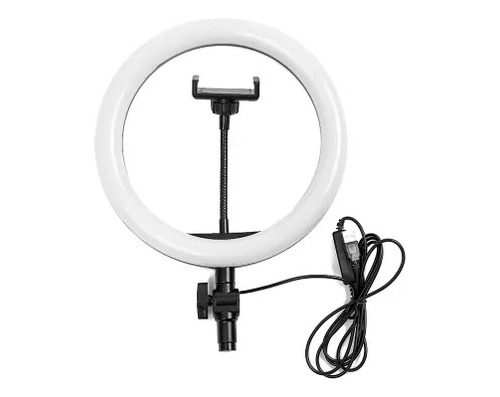 Aro Luz Led Anillo P/ Camara Selfie Fotos Celular 26cm 