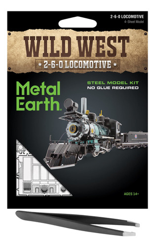Fascinations Metal Earth Wild West 2-6-0 Locomotora 3d Kit
