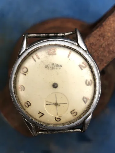 Antiguo Reloj Delbana A Cuerda 17 Rubis Calibre 1120