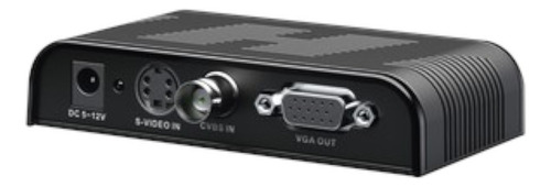 Convertidor De S-video Bnc Vga A Vga Resolución 1080p 60hz