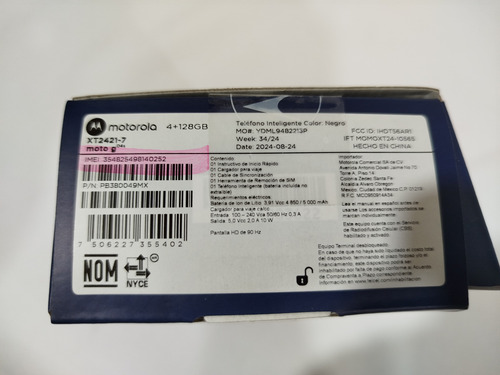 Smartphone Motorola Moto G04s Graphite De 128 Gb, 4 Gb+128 Gb Ram Boost Cam De 50 Mp, Pantalla Gorilla Glass 6.6