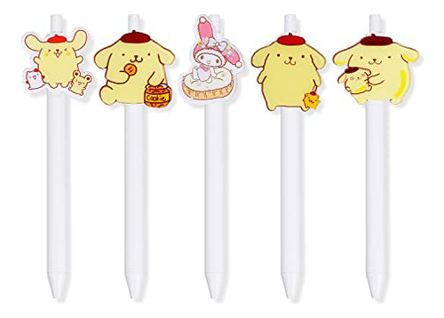 5 Pcs Kumi My Medy Cinnamm Purin Gel Pen Set Anime Pen ...