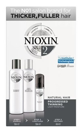 Imagem 2 de 5 de Kit Wella Nioxin 2 Cabelos Finos Shampoo + Cond + Tratamento