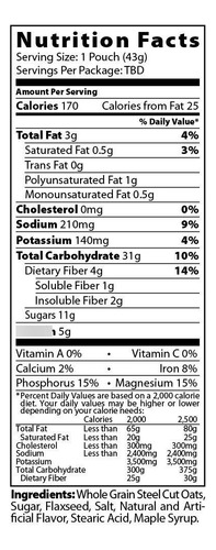 Avena Instantánea Con Semillas De Lino 454 G
