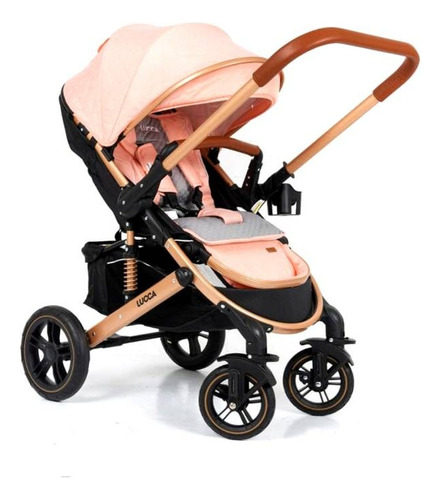 Coche Cuna De Lujo Baby Craft  «lucca» Edición Limitada Pink