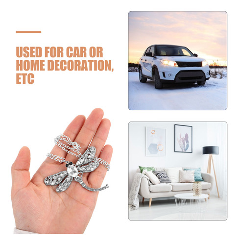Accesorios Para Colgar En El Coche Bling Dragonfly: Crystal