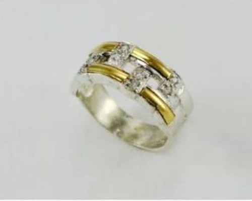 Sortijas De Plata 950 De Oro 18 K 