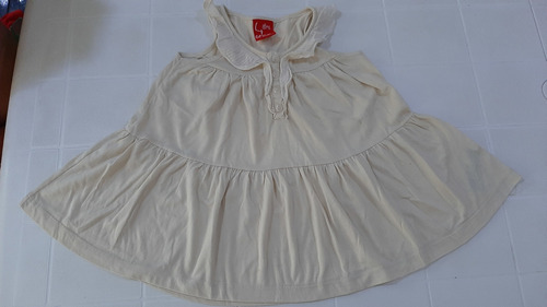 Vestido Para Nena Con Botones  Grisino  Talle Para 4 Años