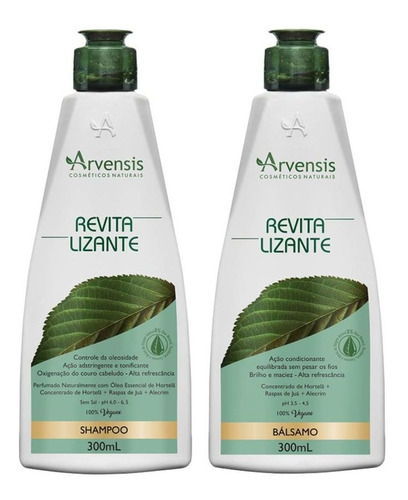  Kit Revitalizante Shampoo E Bálsamo Condicionante 300ml