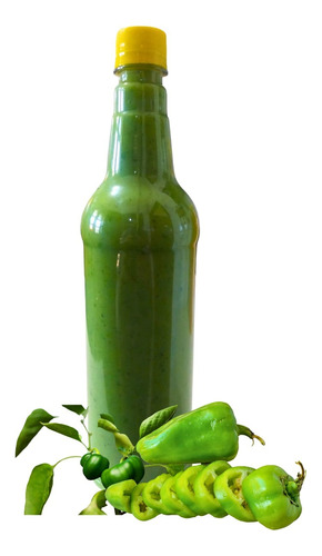 Molho De Pimenta De Cheiro Verde Suave 1 Litro 900 Ml