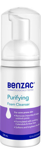 Benzac Limpiador Facial Diario De Espuma 4.4 Fl Oz_ab