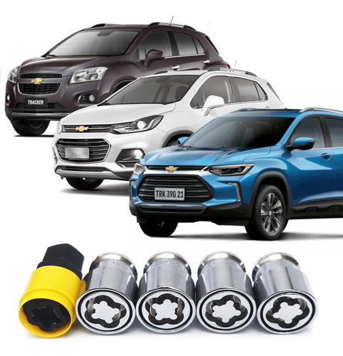 Trava Porca Parafuso Antifurto De Rodas Tracker Todas