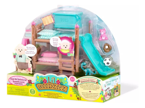 Li'l Woodzeez/ Dormitorio Con Litera/ Bunk Bed Bedroom Set