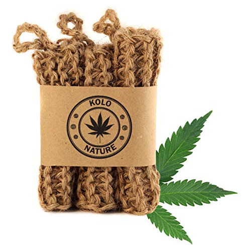 Natural Hemp Sponges For Dishes - Biodegradable Scrubbe...