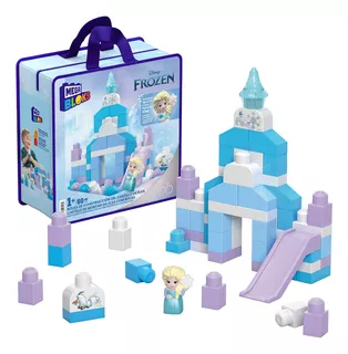 Mega Bloks Disney Juguete De Construcción Castillo De Elsa Cantidad De Piezas 60