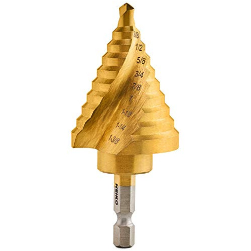 10174a Quick Change Spiral Grooved Step Drill Bit | 10 ...