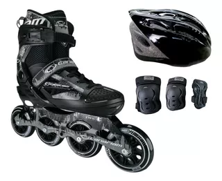 Combo Patines Canariam Semiprofesional + Protección + Casco