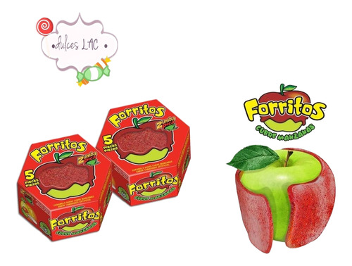 Forritos Zumba Pica Tamarindo Cubierta P/manzana 5pzs -2pack