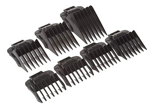 7 Piezas Snap-on Blade Juego De Peines Negro (01380)